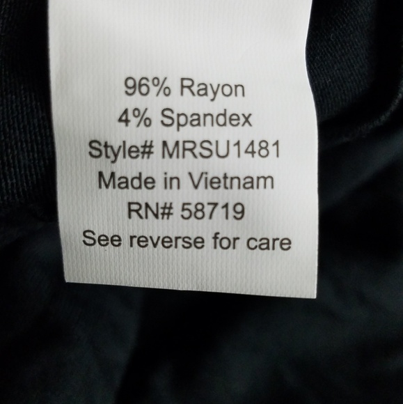NWT NY COLLECTION Black Top S - Picture 3 of 5